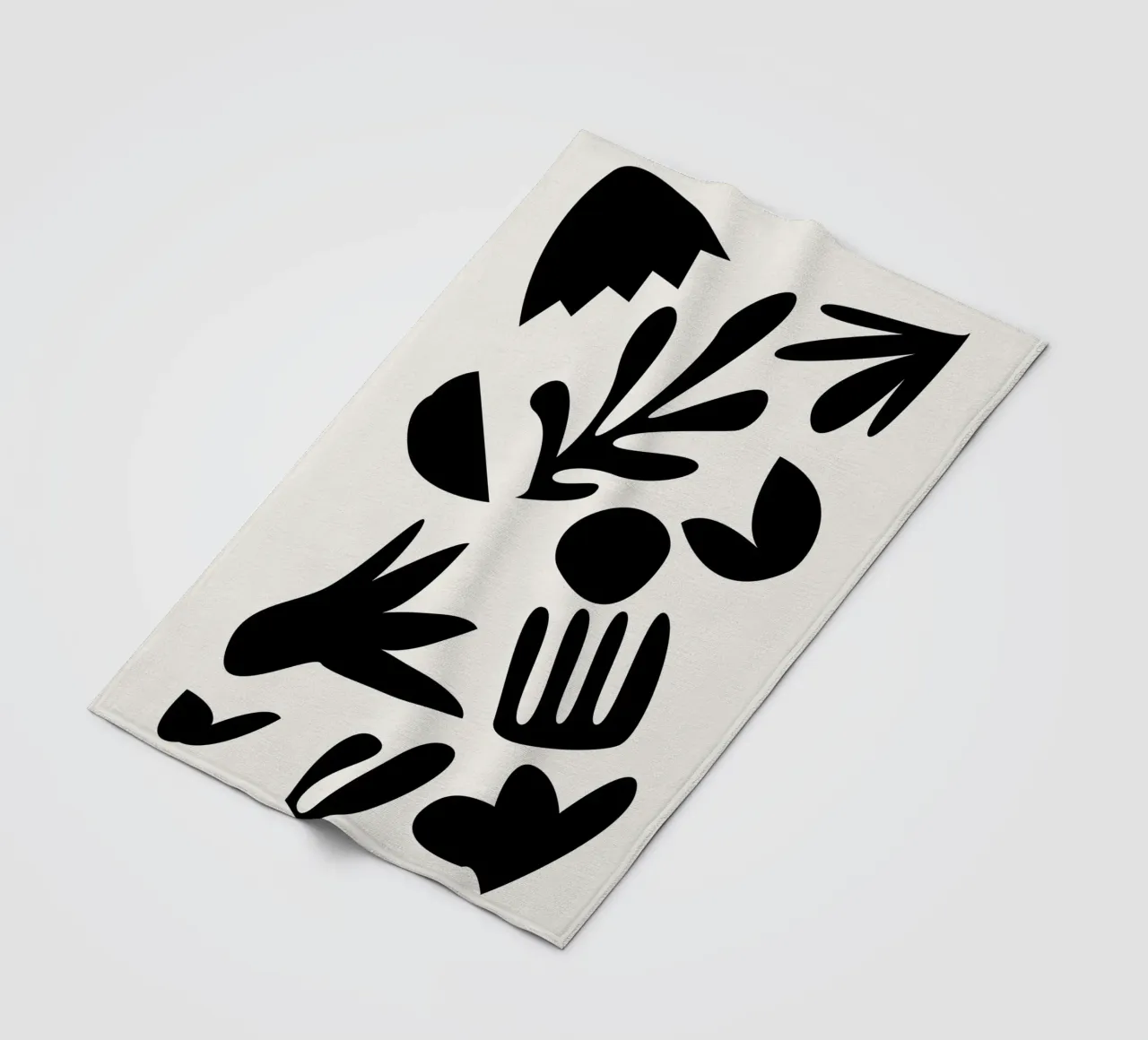Botanici scuri coperta in pile da Rose Beck Art