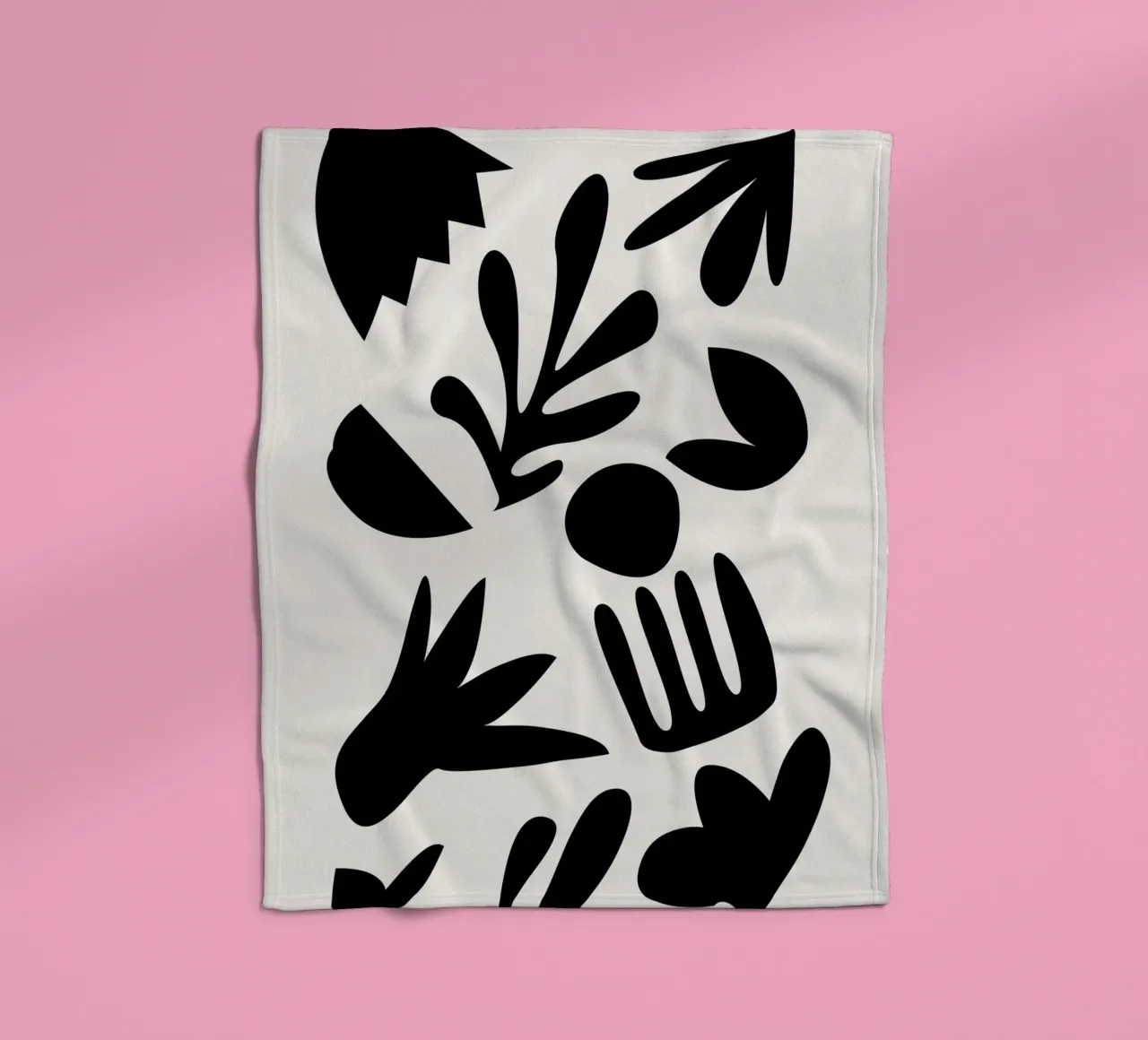 Botanici scuri coperta in pile da Rose Beck Art