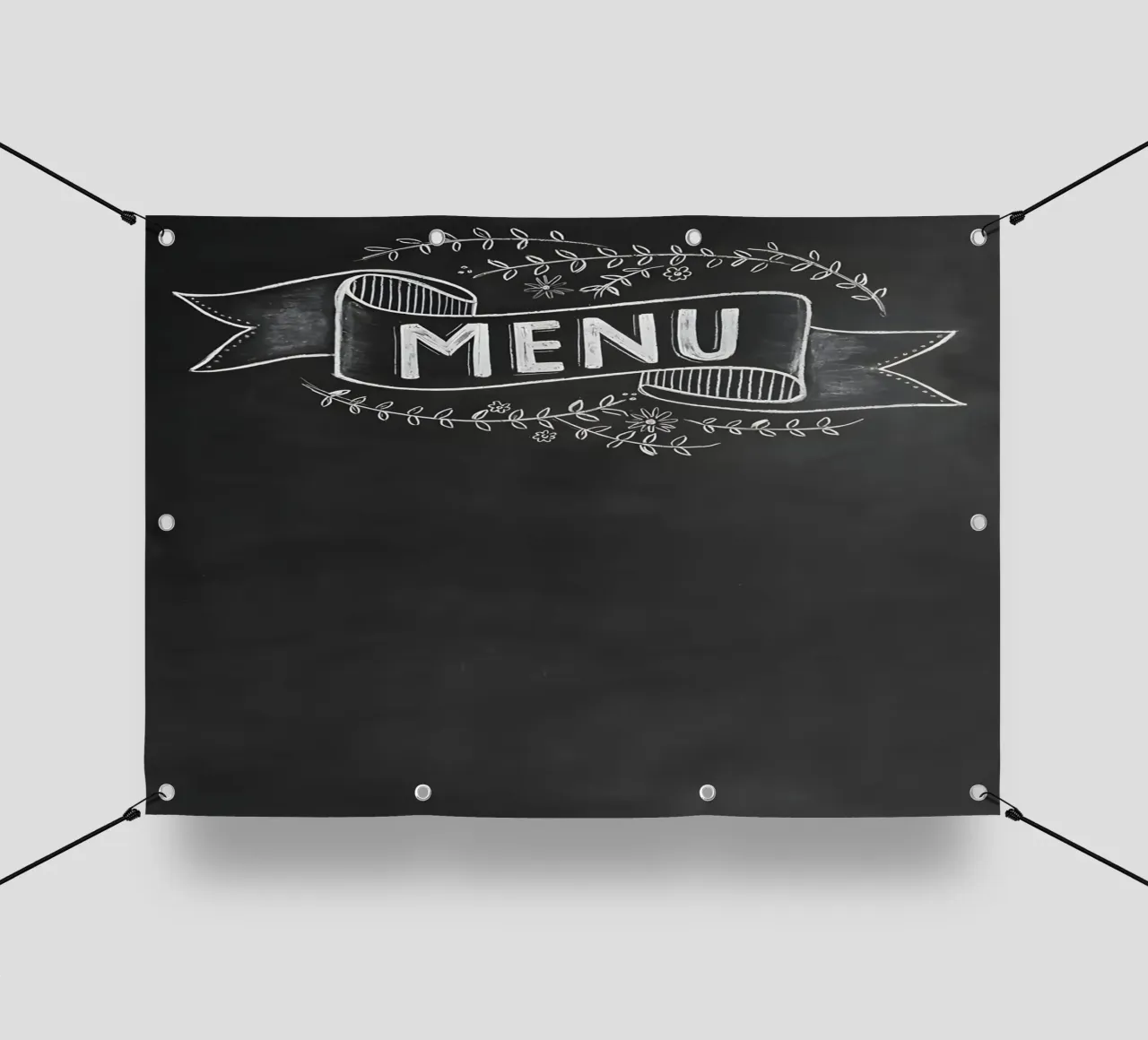 MENU telo in pvc da Type & Tape