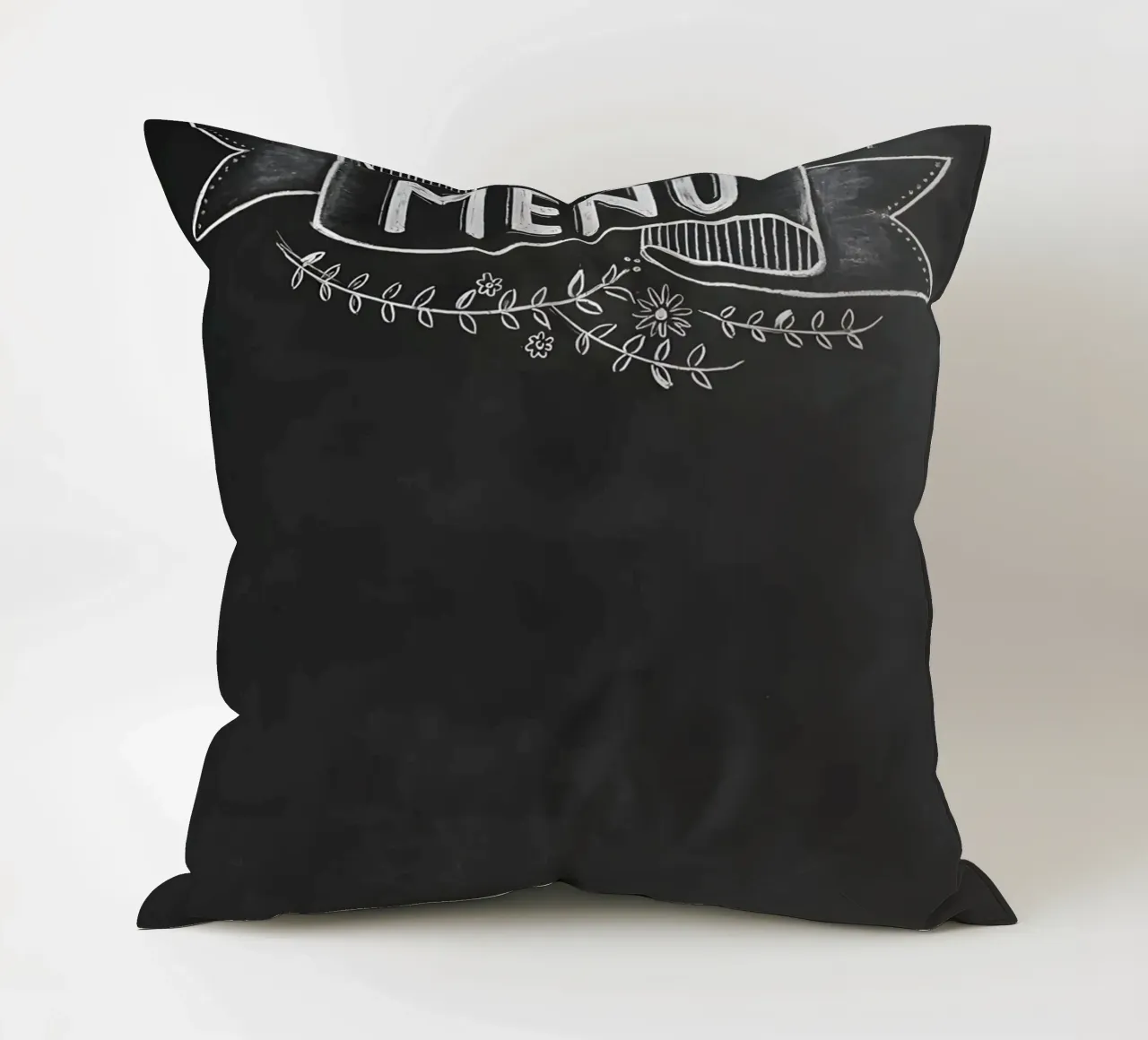 MENU cuscino da Type & Tape