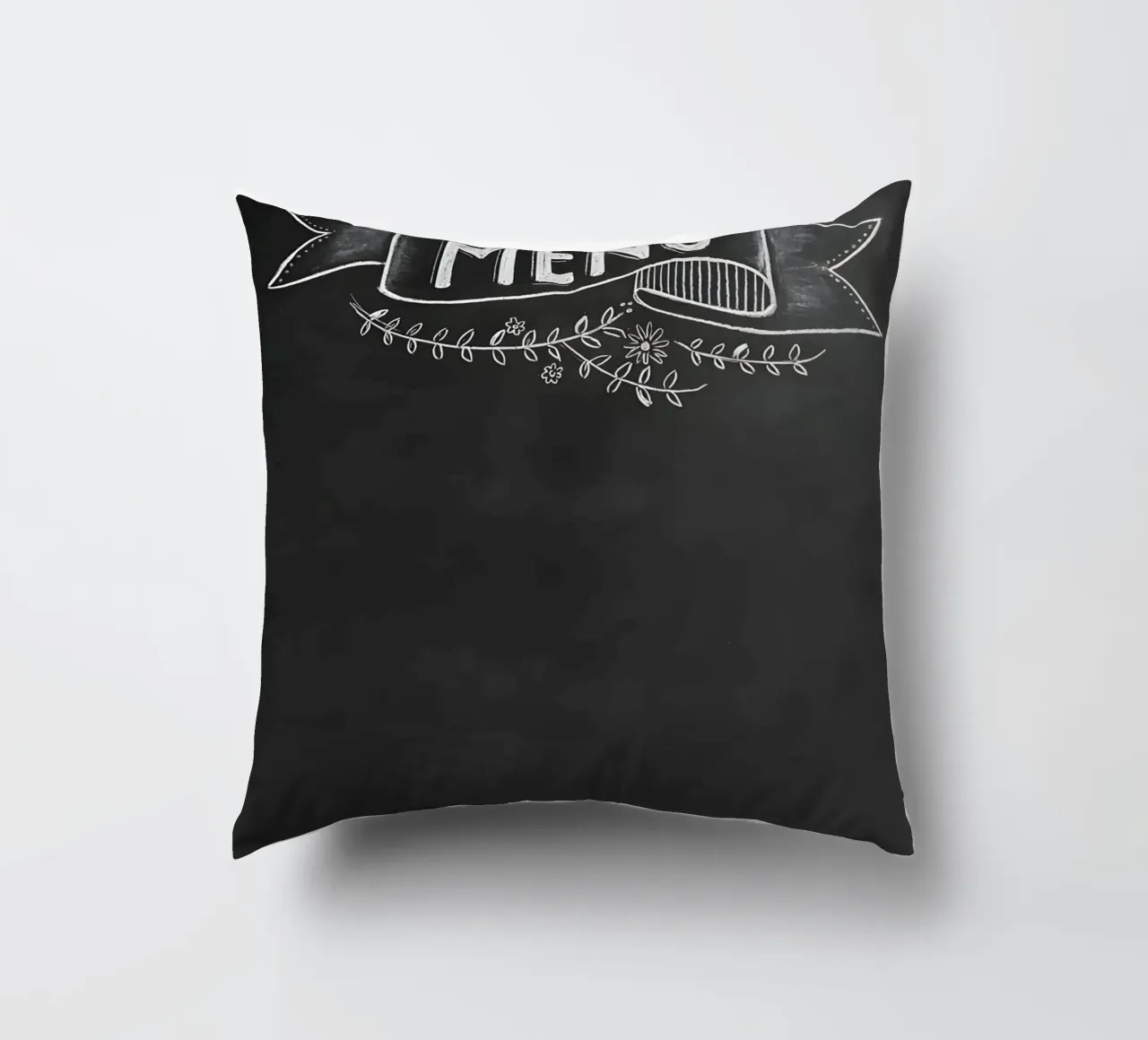 MENU cuscino da Type & Tape