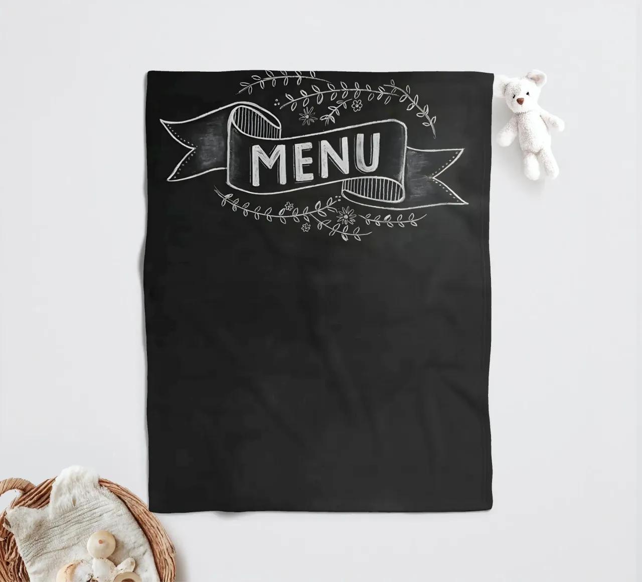 MENU coperta in pile da Type & Tape