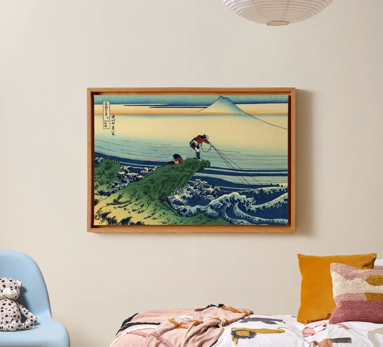 Kajikazawa in de provincie Kai canvas met Baklijst van Yorke Studio