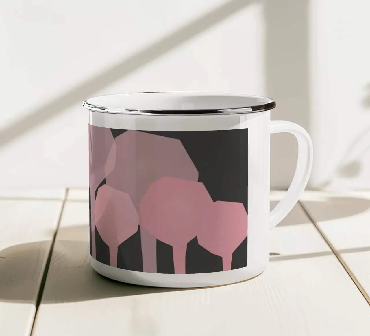 Foresta Nera tazza in smalto da Rose Beck Art