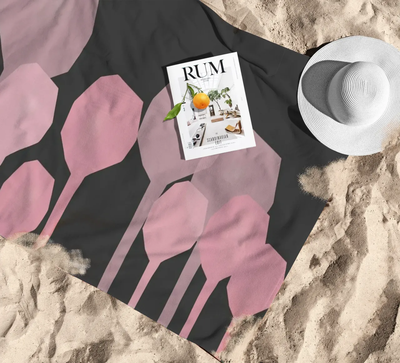 Foresta Nera telo mare da Rose Beck Art