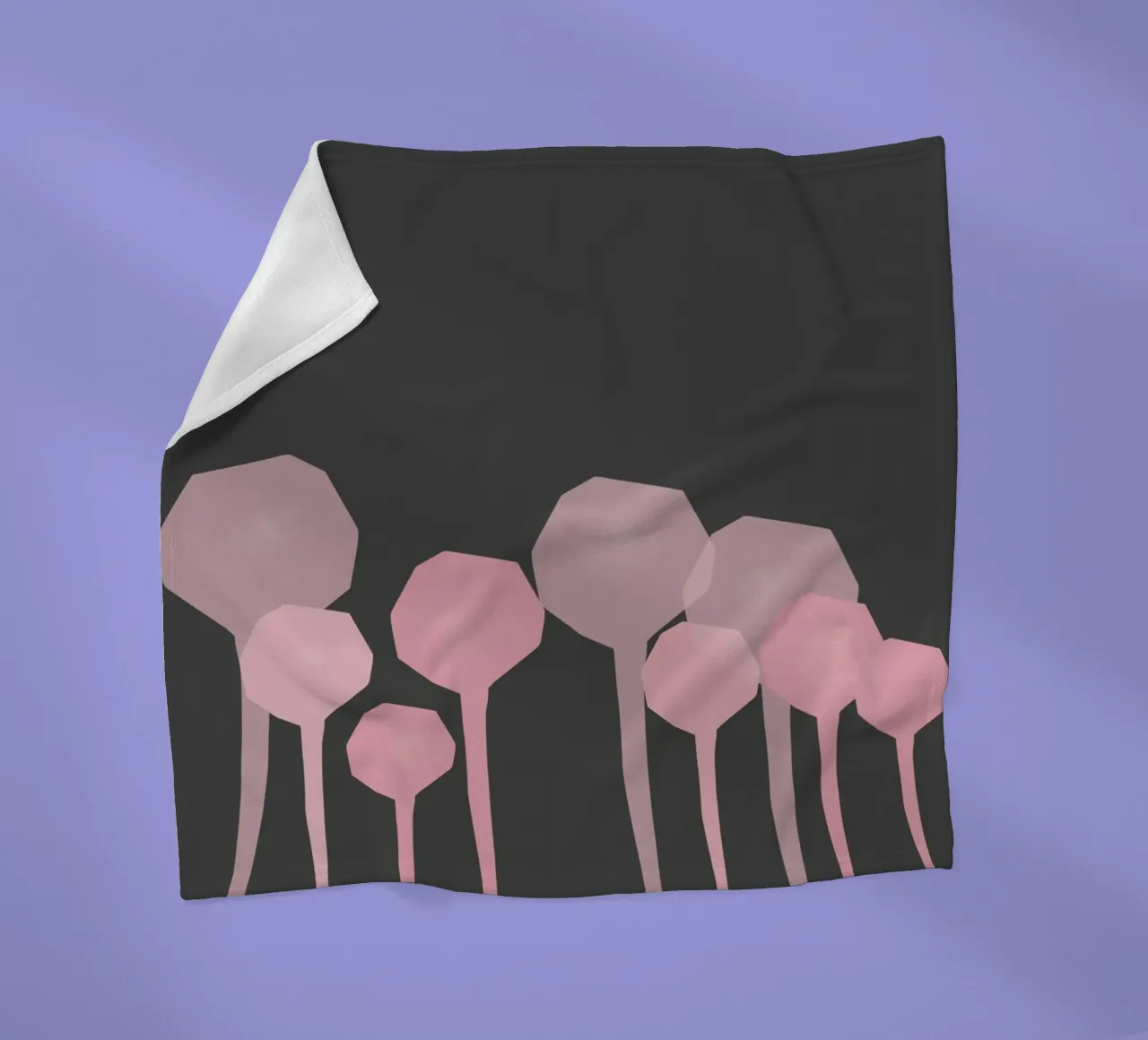 Foresta Nera coperta in pile da Rose Beck Art