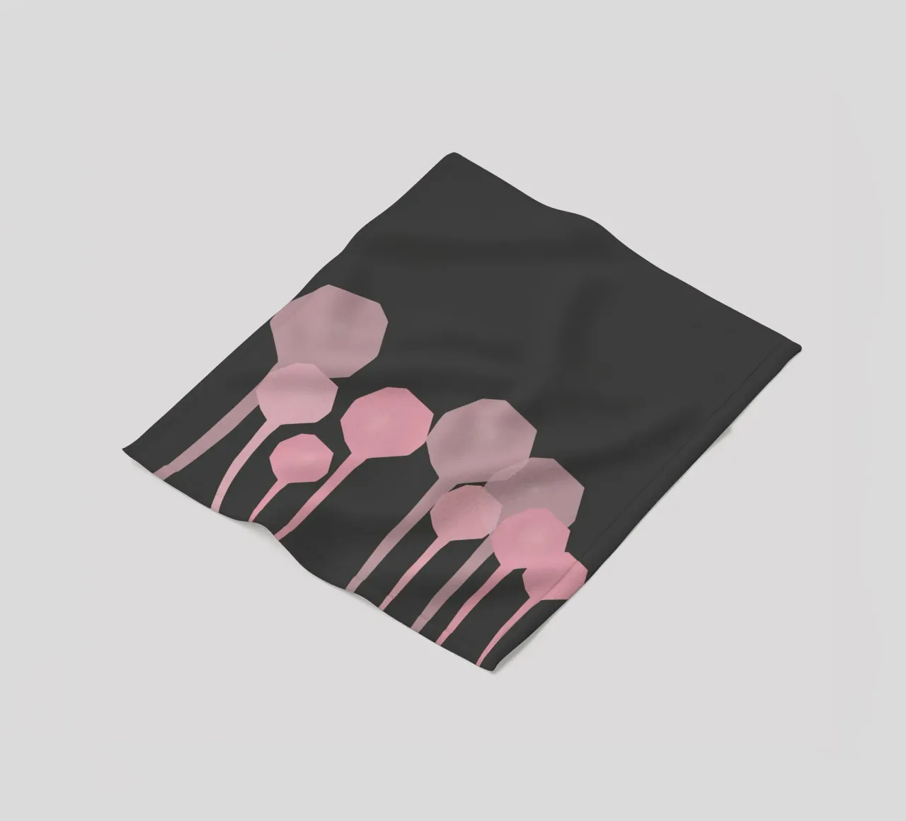 Foresta Nera coperta in pile da Rose Beck Art