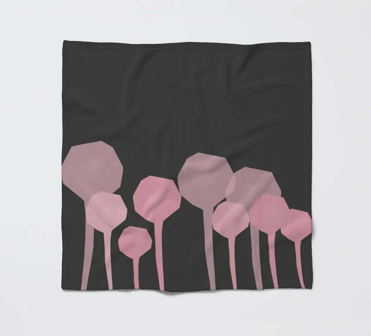 Foresta Nera coperta in pile da Rose Beck Art