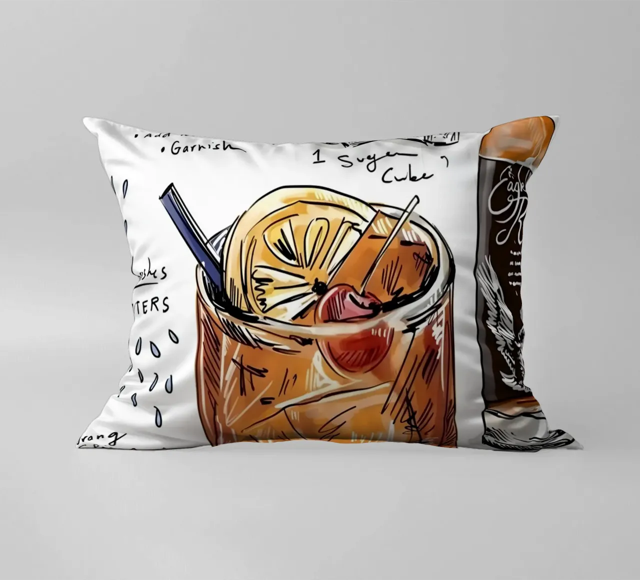Old Fashioned cuscino da Type & Tape