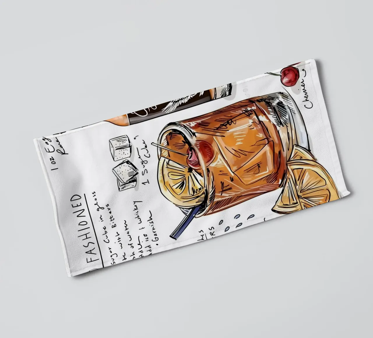 Old Fashioned asciugamano da bagno da Type & Tape