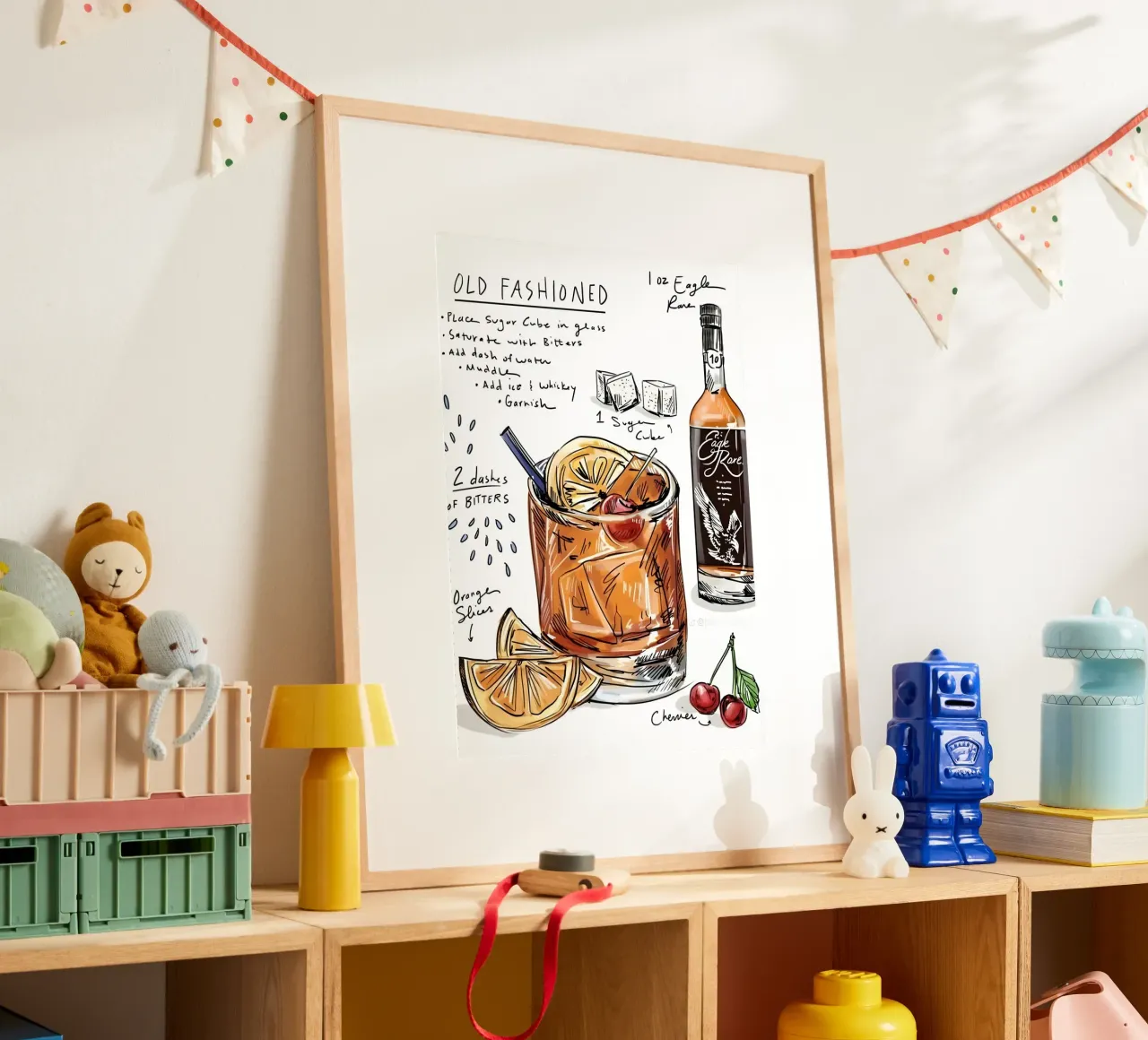 Old Fashioned poster da Type & Tape