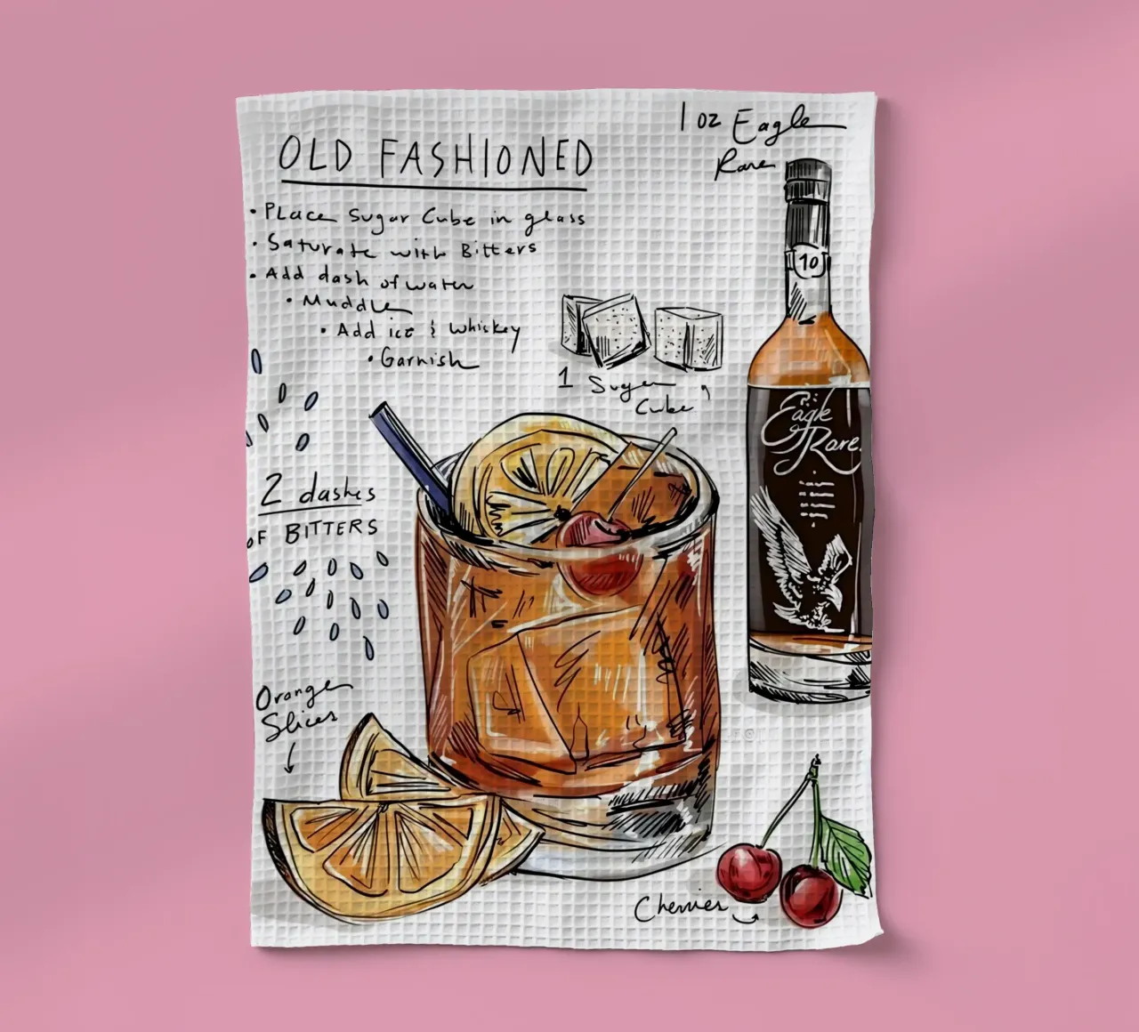 Old Fashioned canovaccio da cucina da Type & Tape