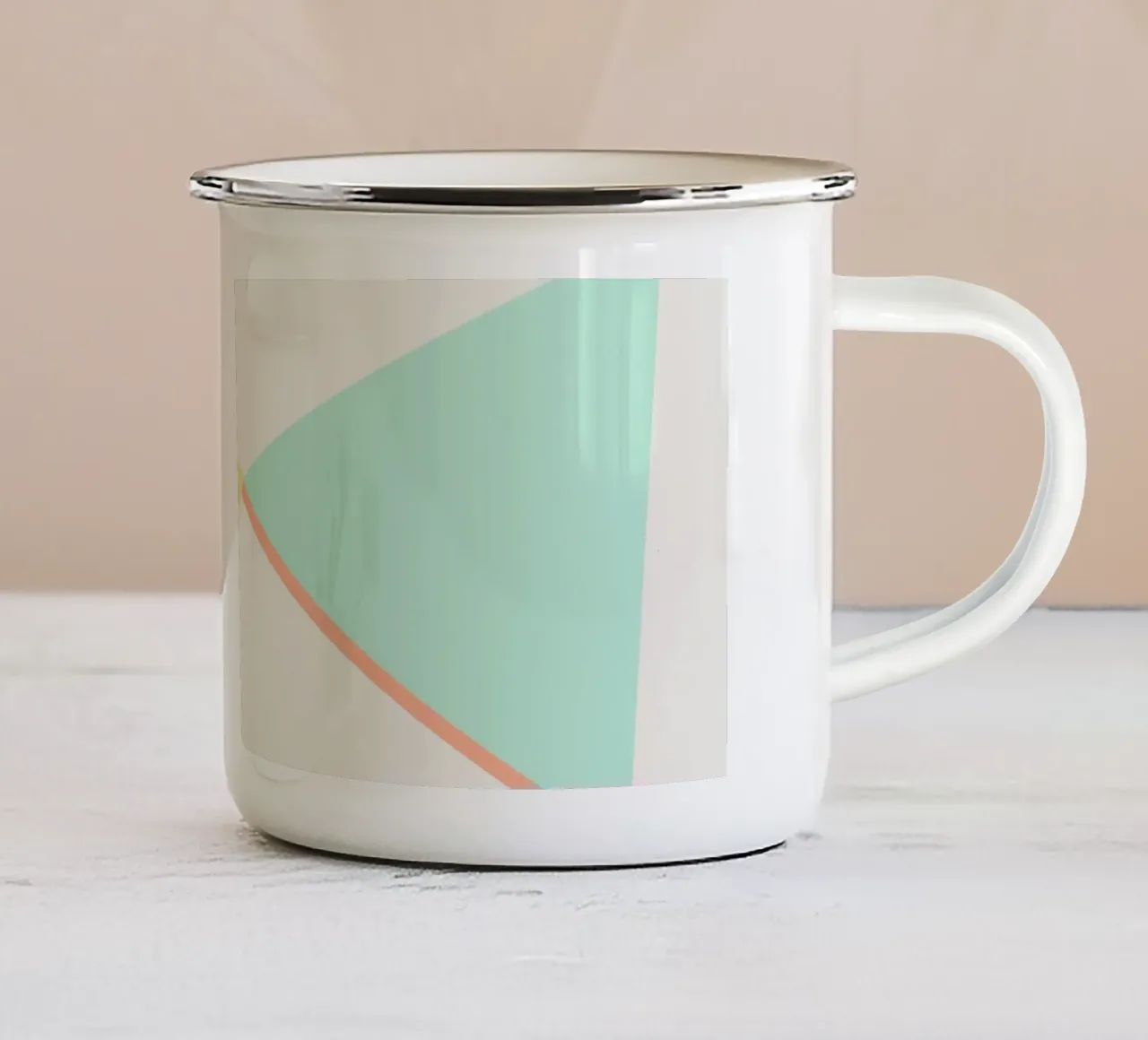 Riunione tazza in smalto da Rose Beck Art