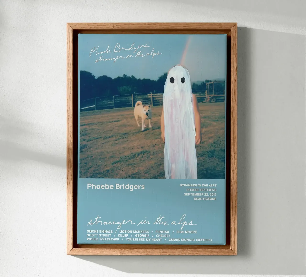Stranger in the Alps canvas with Floater frame by CasanovaR