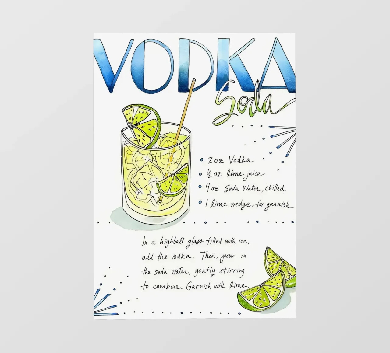 Vodka Soda telo in pvc da Type & Tape