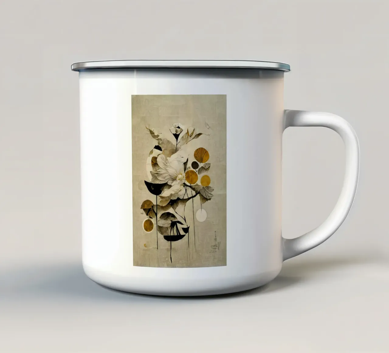 The Interplay enamel mug by treechild