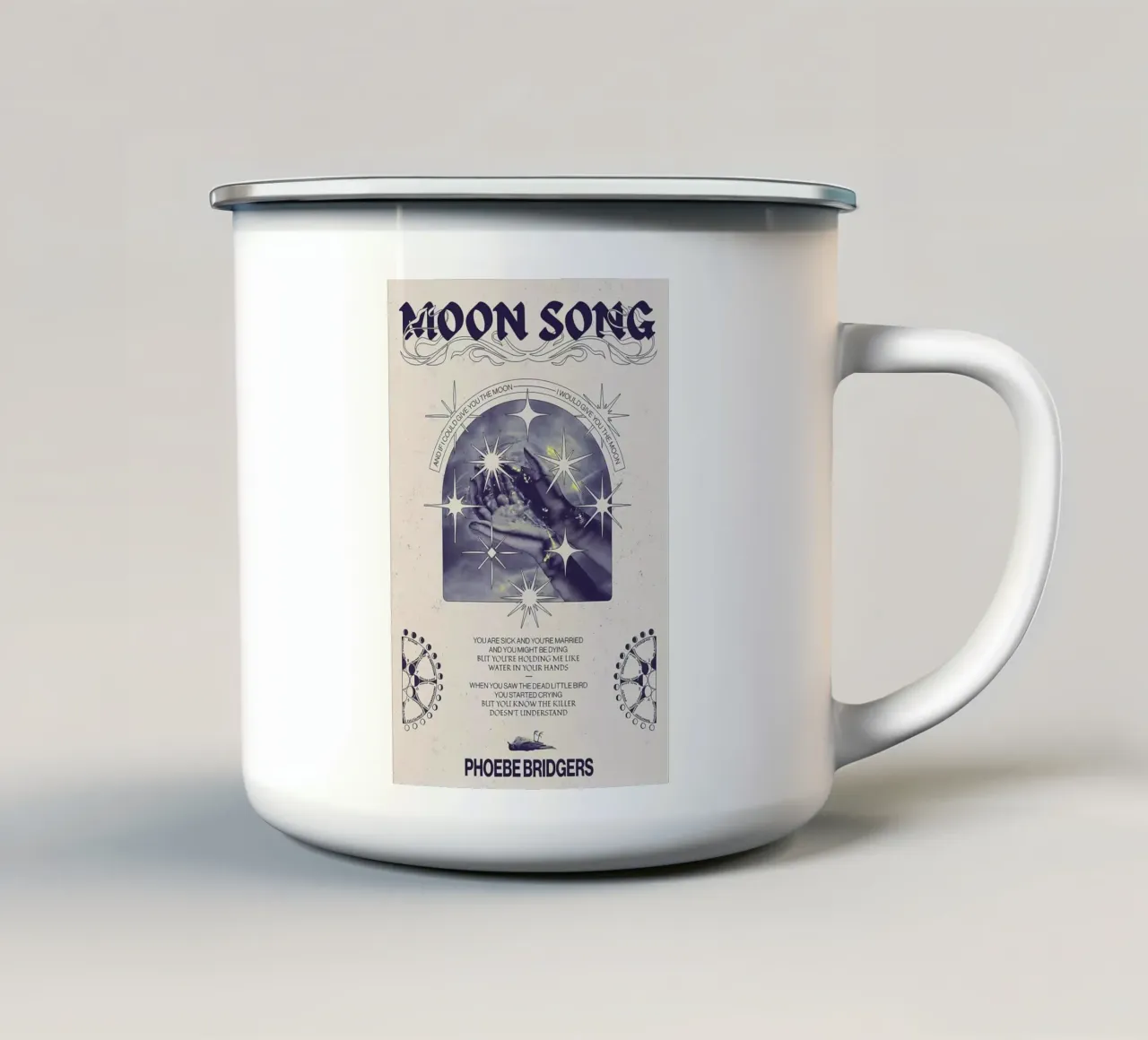Canzone della luna tazza in smalto da CasanovaR