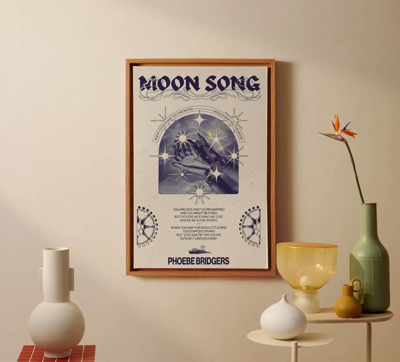 Moon Song canvas with Floater frame by CasanovaR