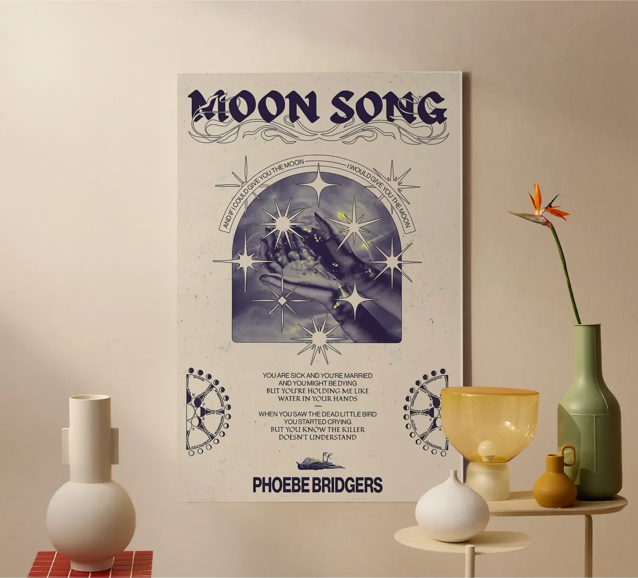 Moon Song canvas with Floater frame by CasanovaR