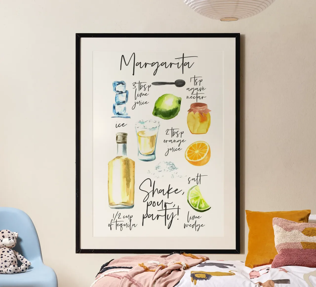 Margarita poster da Type & Tape