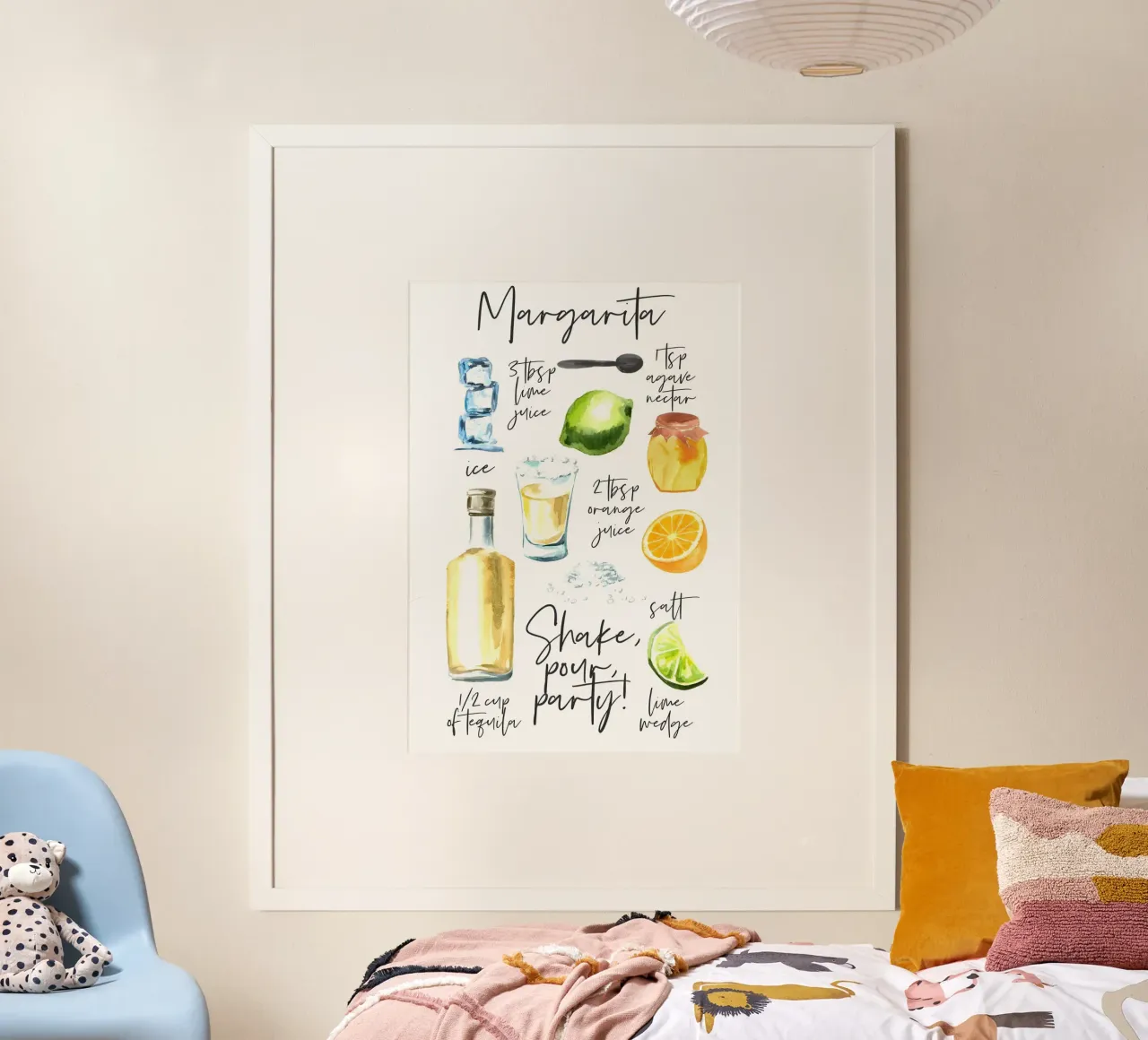 Margarita poster da Type & Tape
