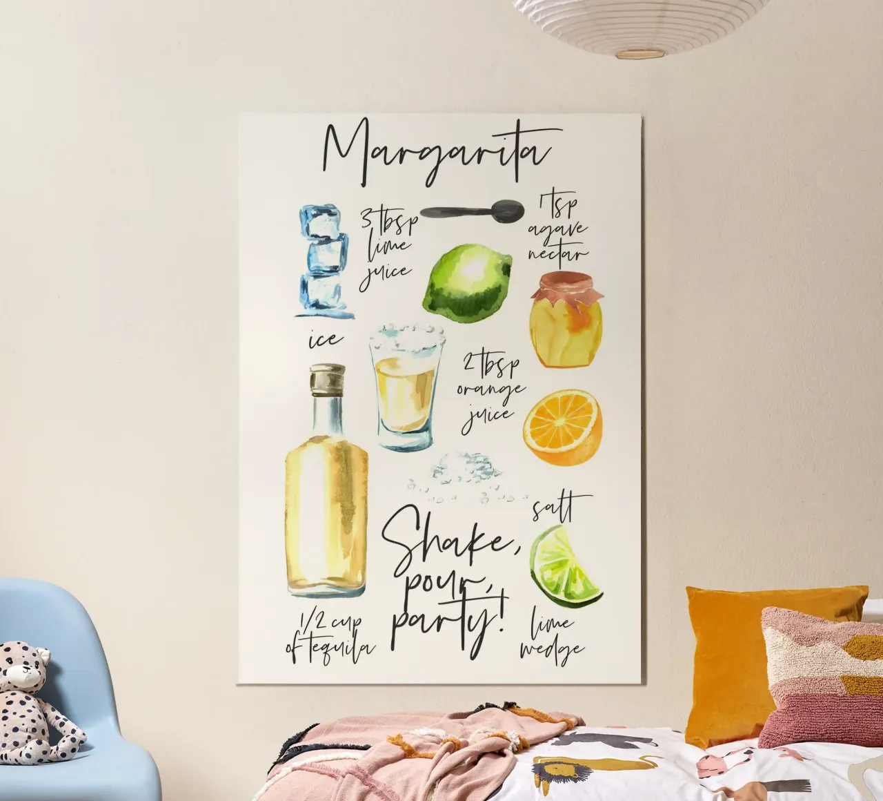 Margarita poster da Type & Tape