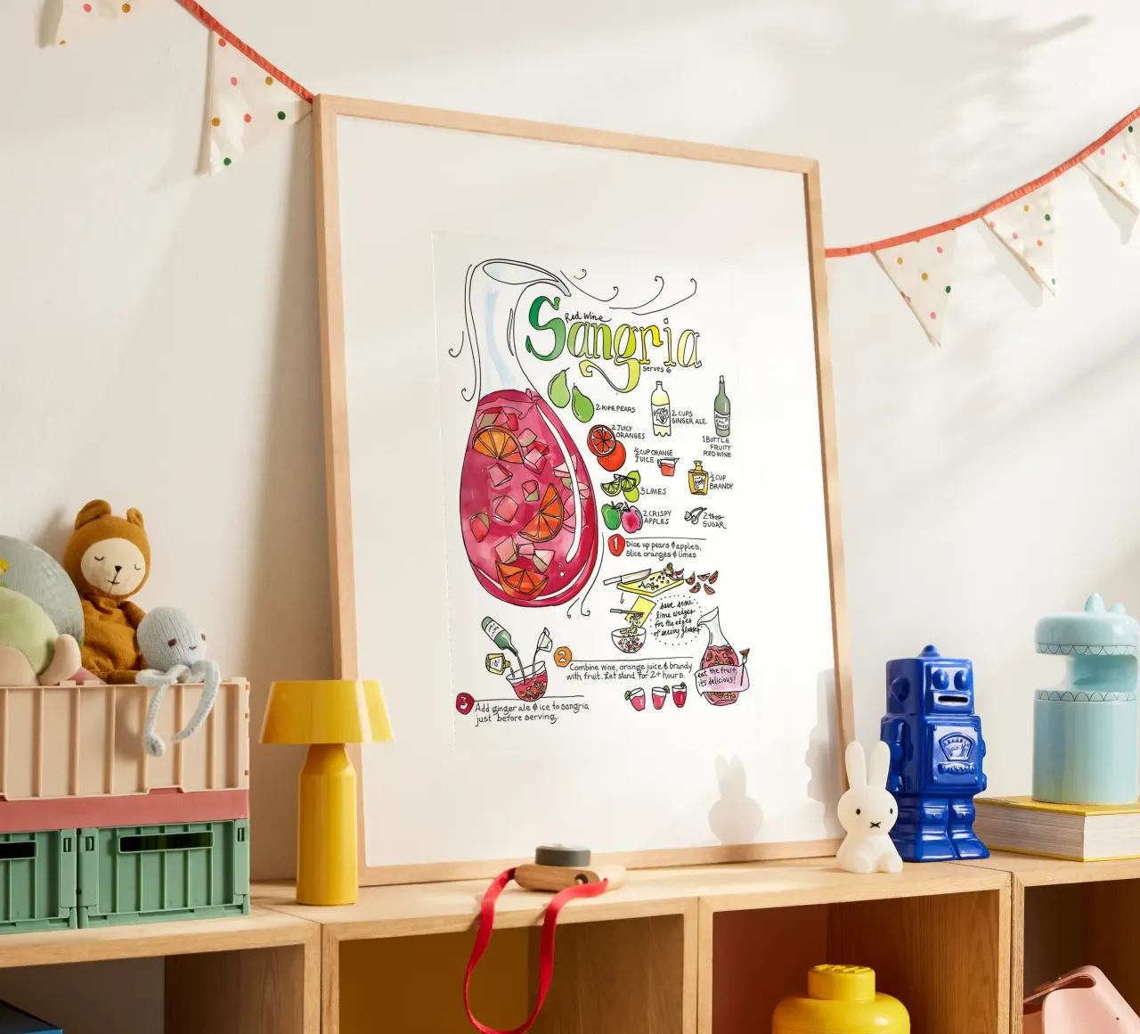 Sangria poster da Type & Tape