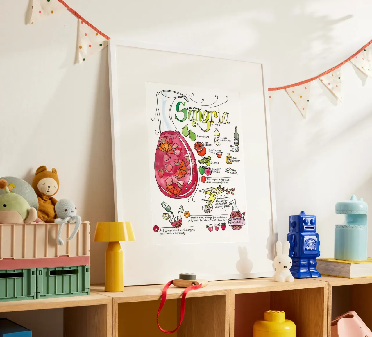 Sangria poster da Type & Tape