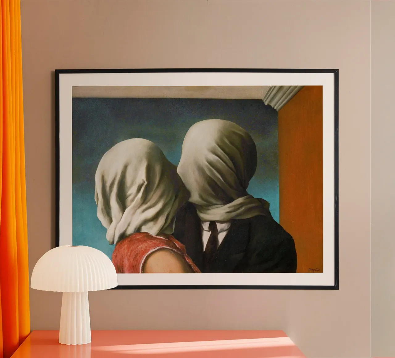 René Magritte – The Lovers poster da Classic Art Prints