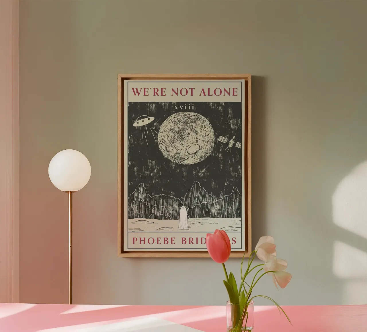 We Are Not Alone canvas with Floater frame by CasanovaR