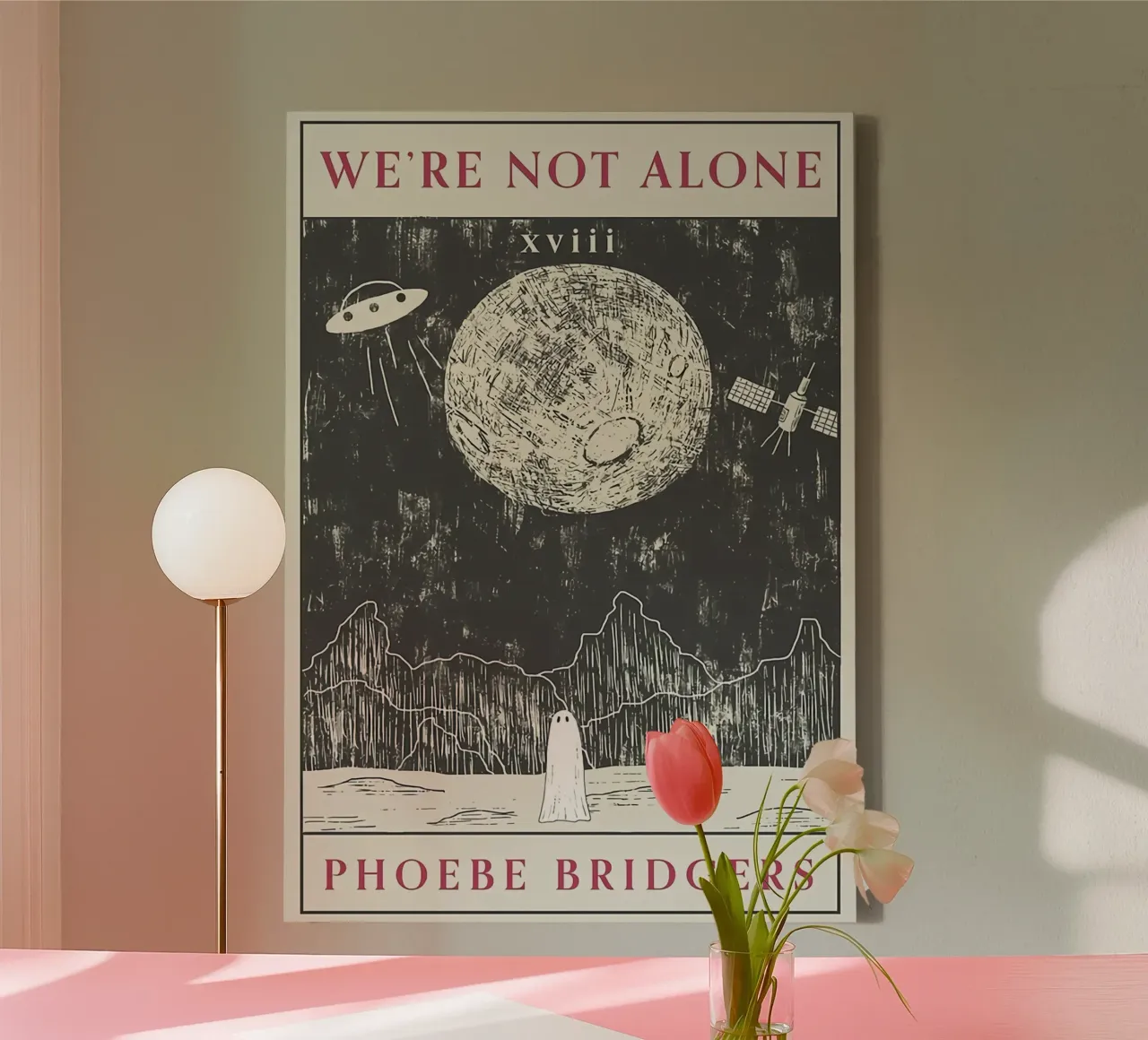 We Are Not Alone canvas with Floater frame by CasanovaR