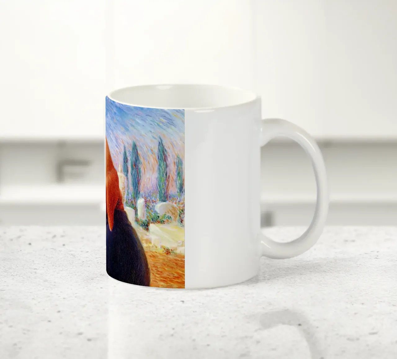 René Magritte - Un colpo di fortuna (1960) tazza in ceramica da Chérie Prints