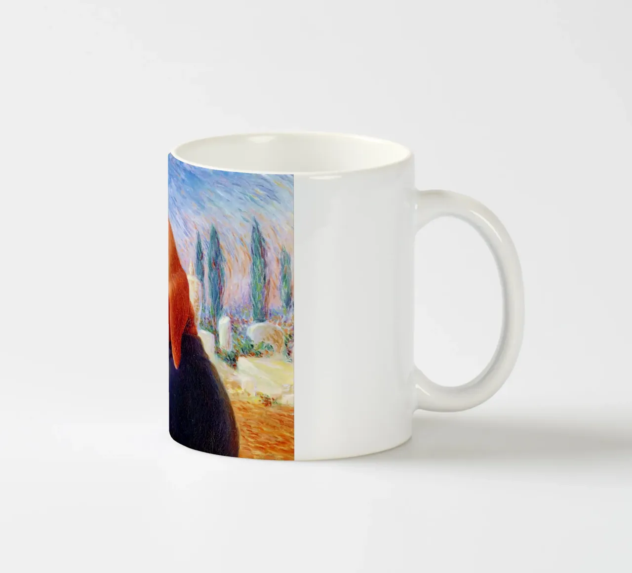 René Magritte - Un colpo di fortuna (1960) tazza in ceramica da Chérie Prints