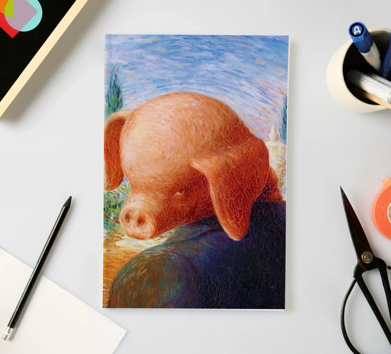 René Magritte - Un colpo di fortuna (1960) diario da Chérie Prints