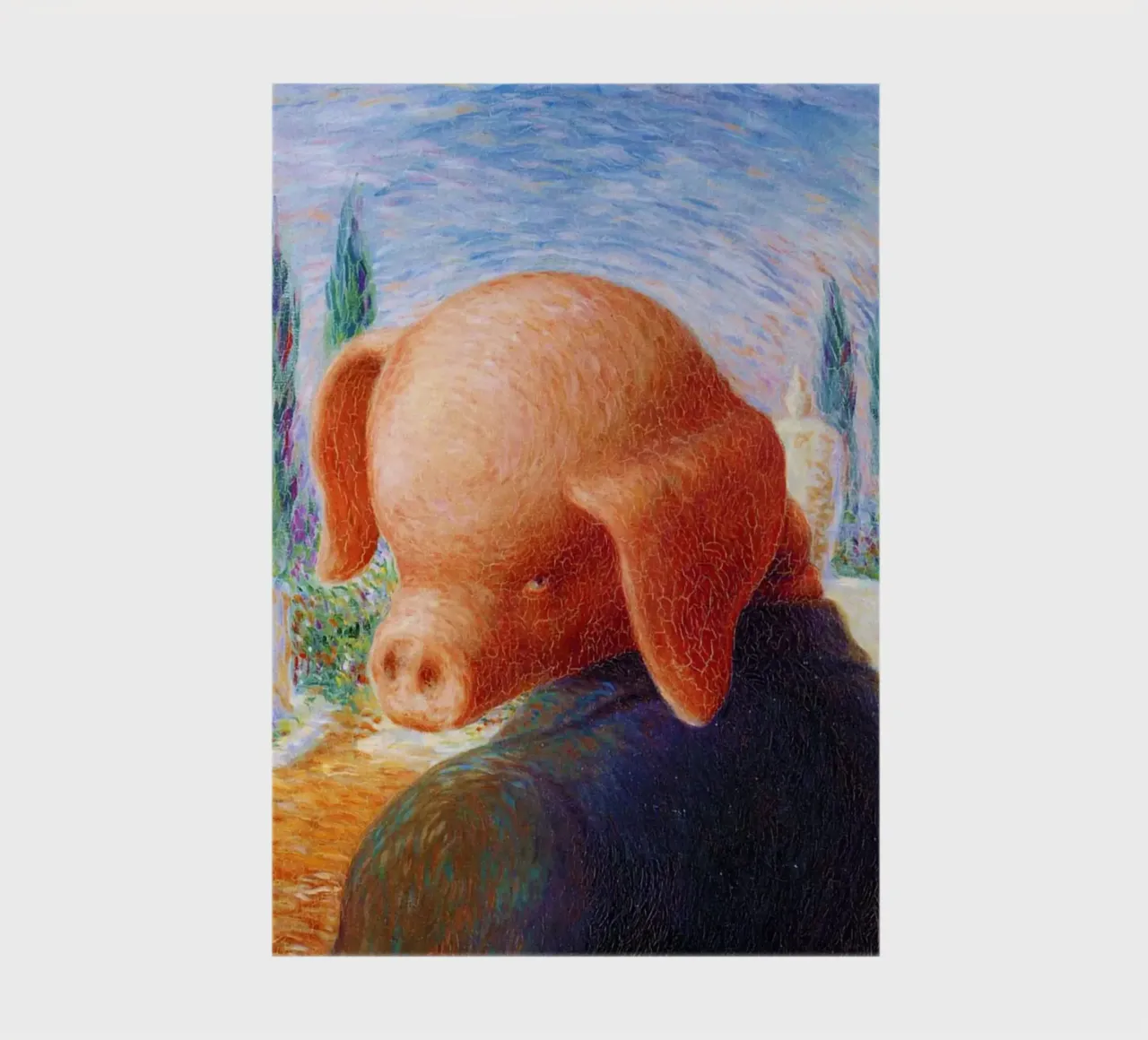 René Magritte - Un colpo di fortuna (1960) diario da Chérie Prints