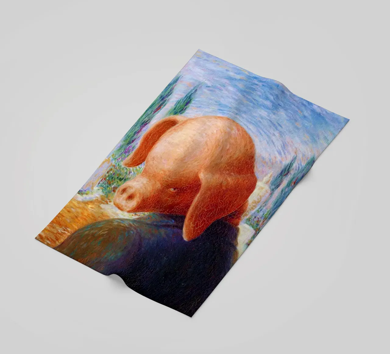 René Magritte - Un colpo di fortuna (1960) telo mare da Chérie Prints