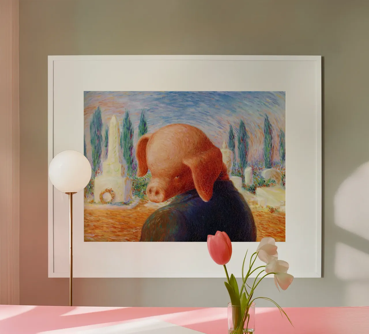 René Magritte - Un colpo di fortuna (1960) poster da Chérie Prints
