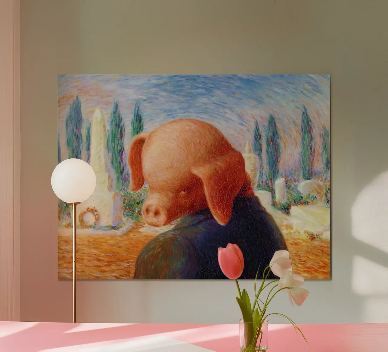 René Magritte - Un colpo di fortuna (1960) poster da Chérie Prints