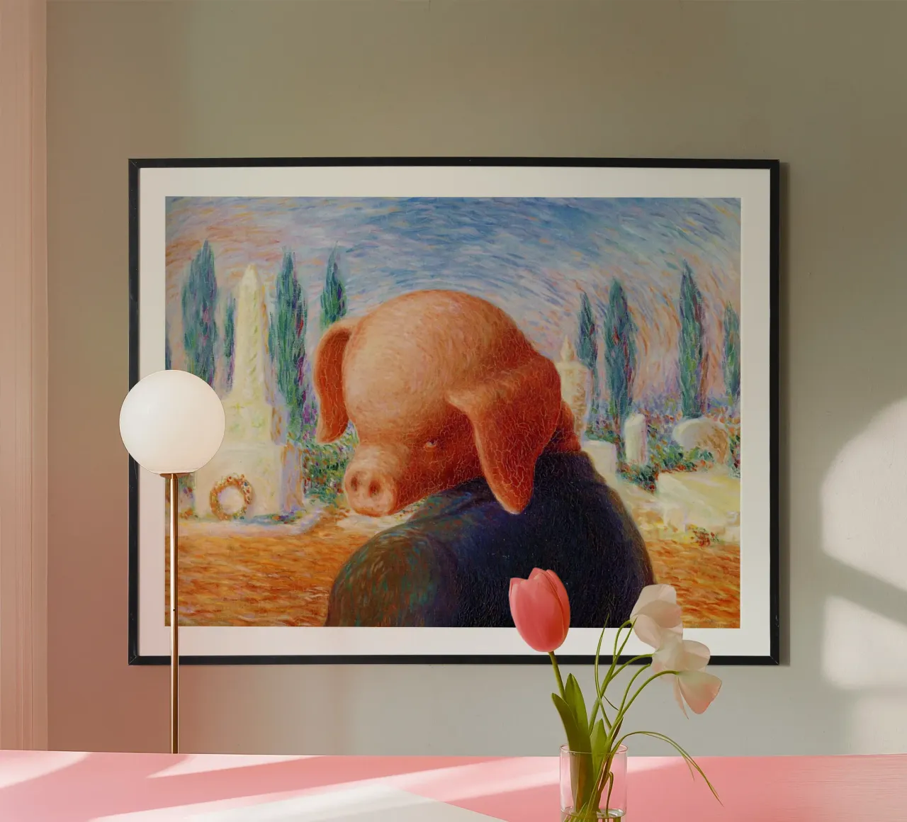 René Magritte - Un colpo di fortuna (1960) poster da Chérie Prints