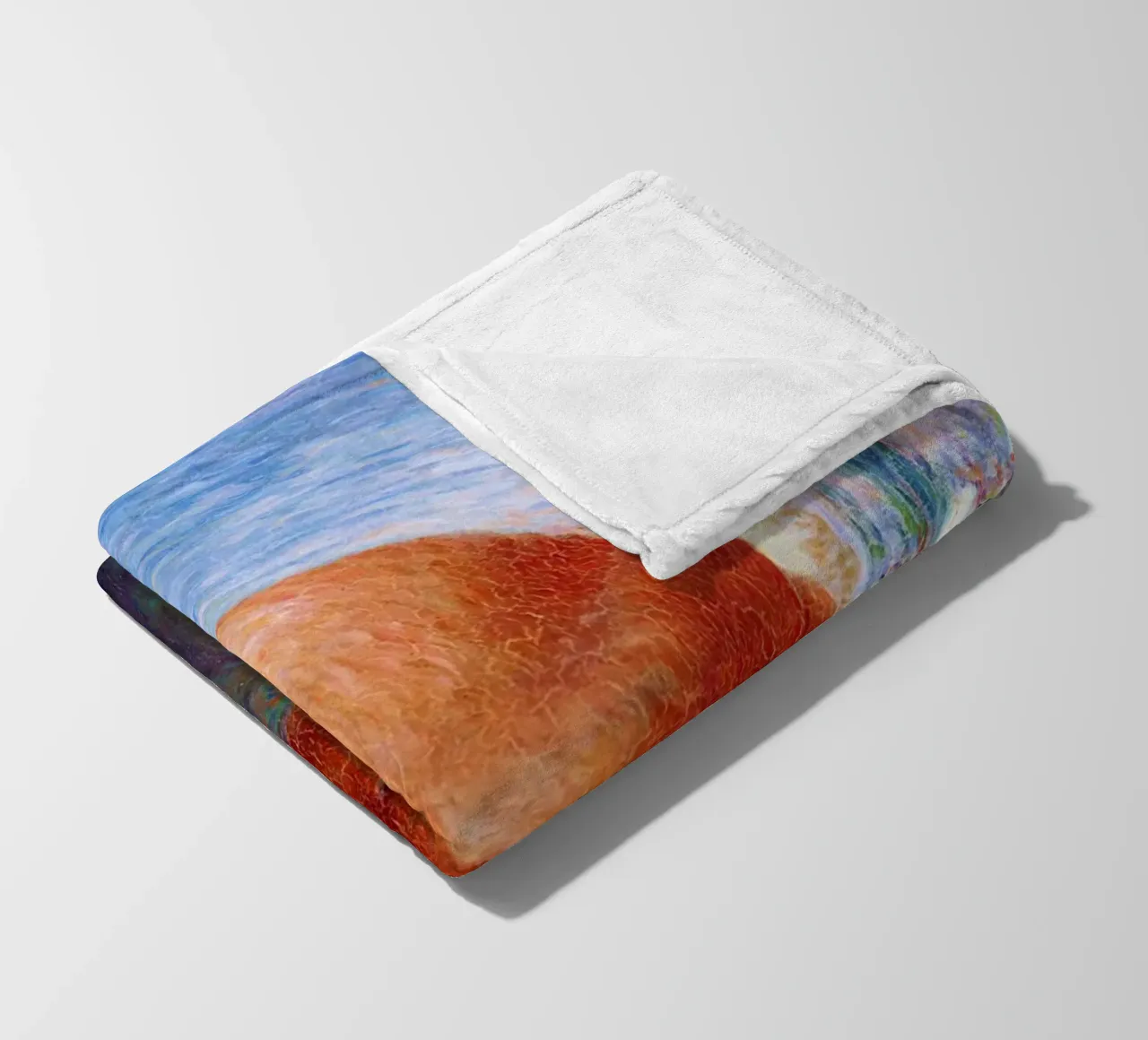 René Magritte - Un colpo di fortuna (1960) coperta in pile da Chérie Prints