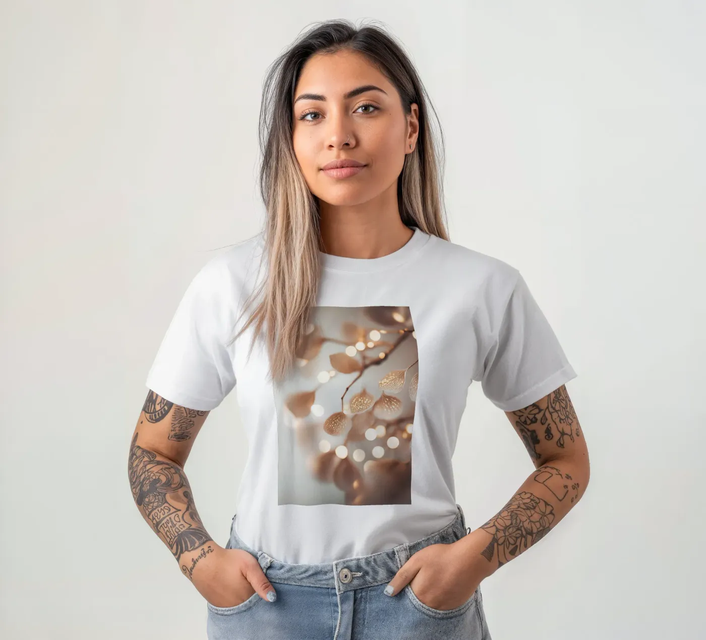 Tiny Leafs t-shirt da treechild