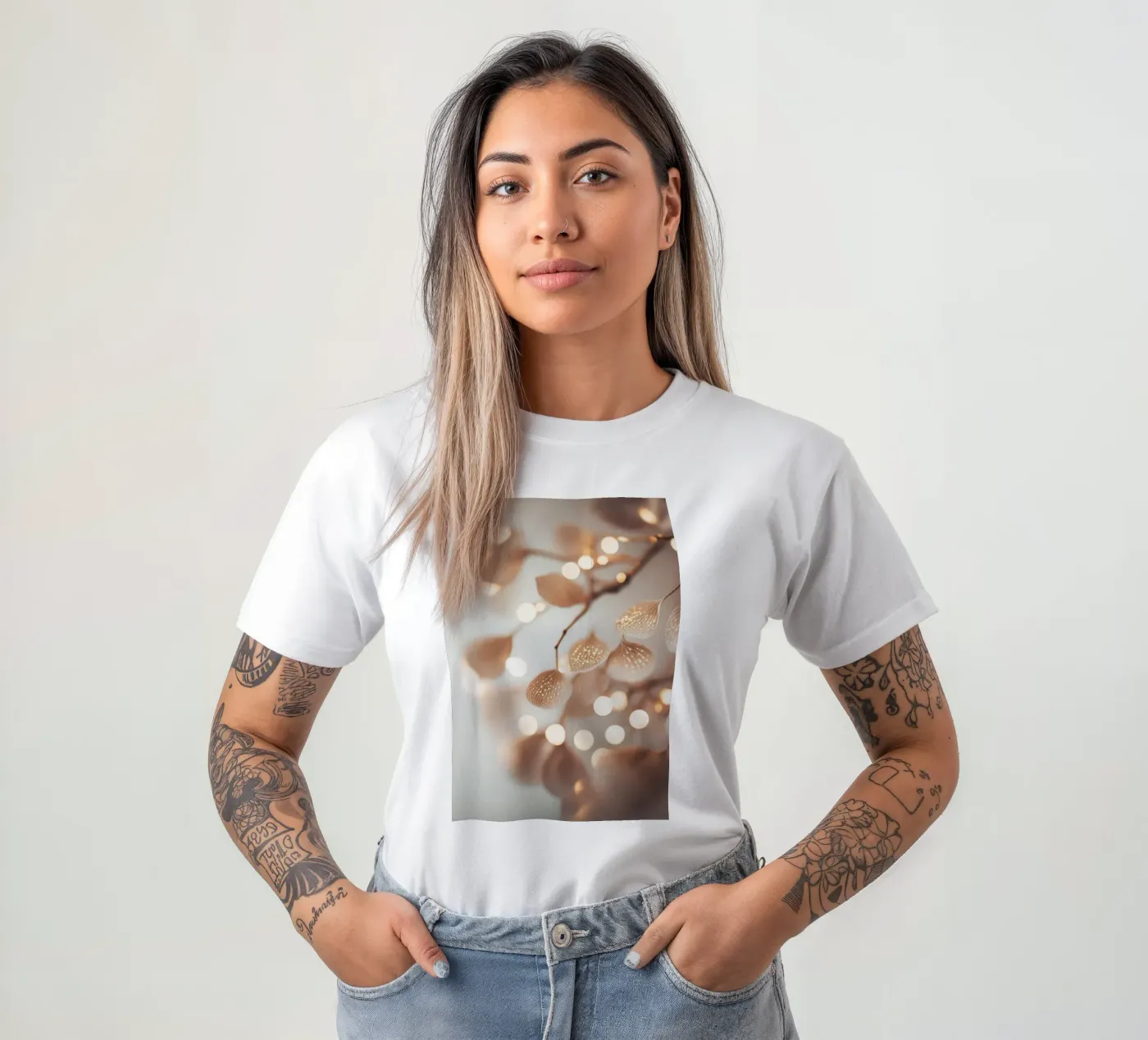 Tiny Leafs t-shirt da treechild