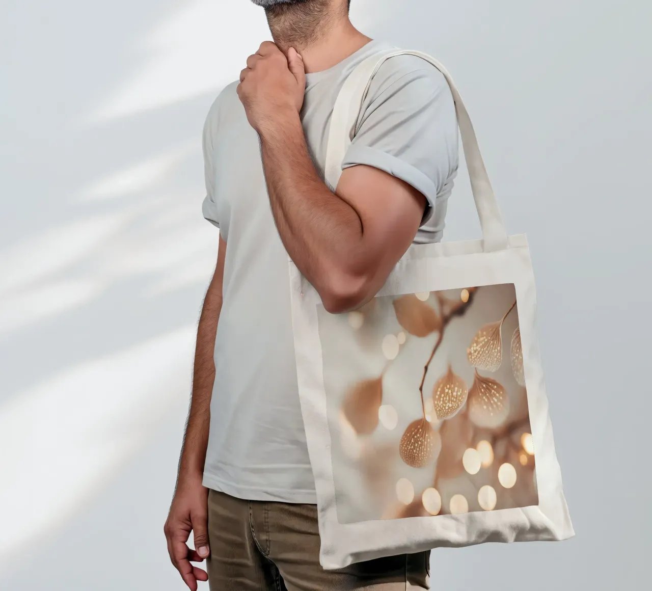 Tiny Leafs tote bag by treechild