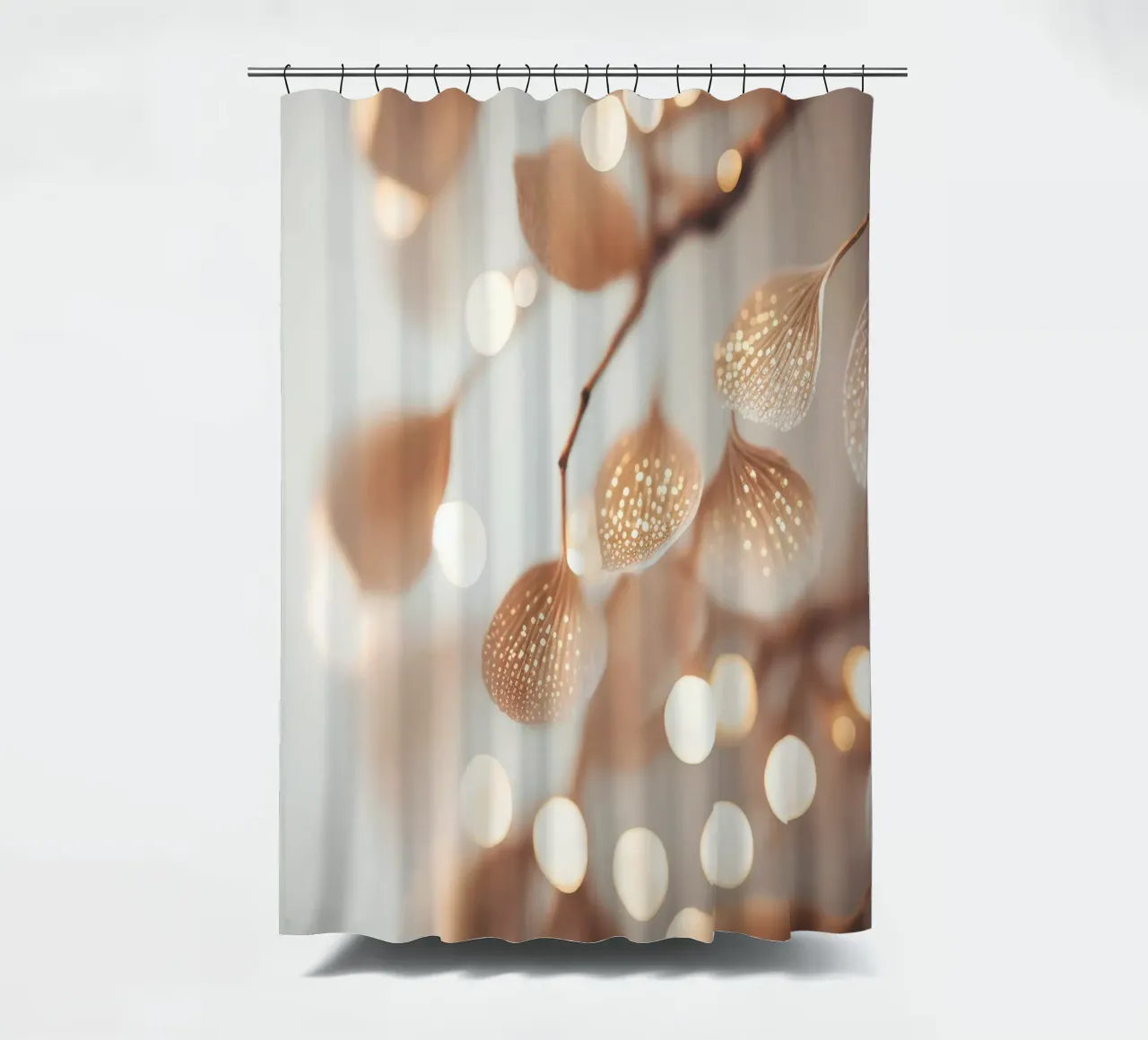 Tiny Leafs Duschvorhang von treechild