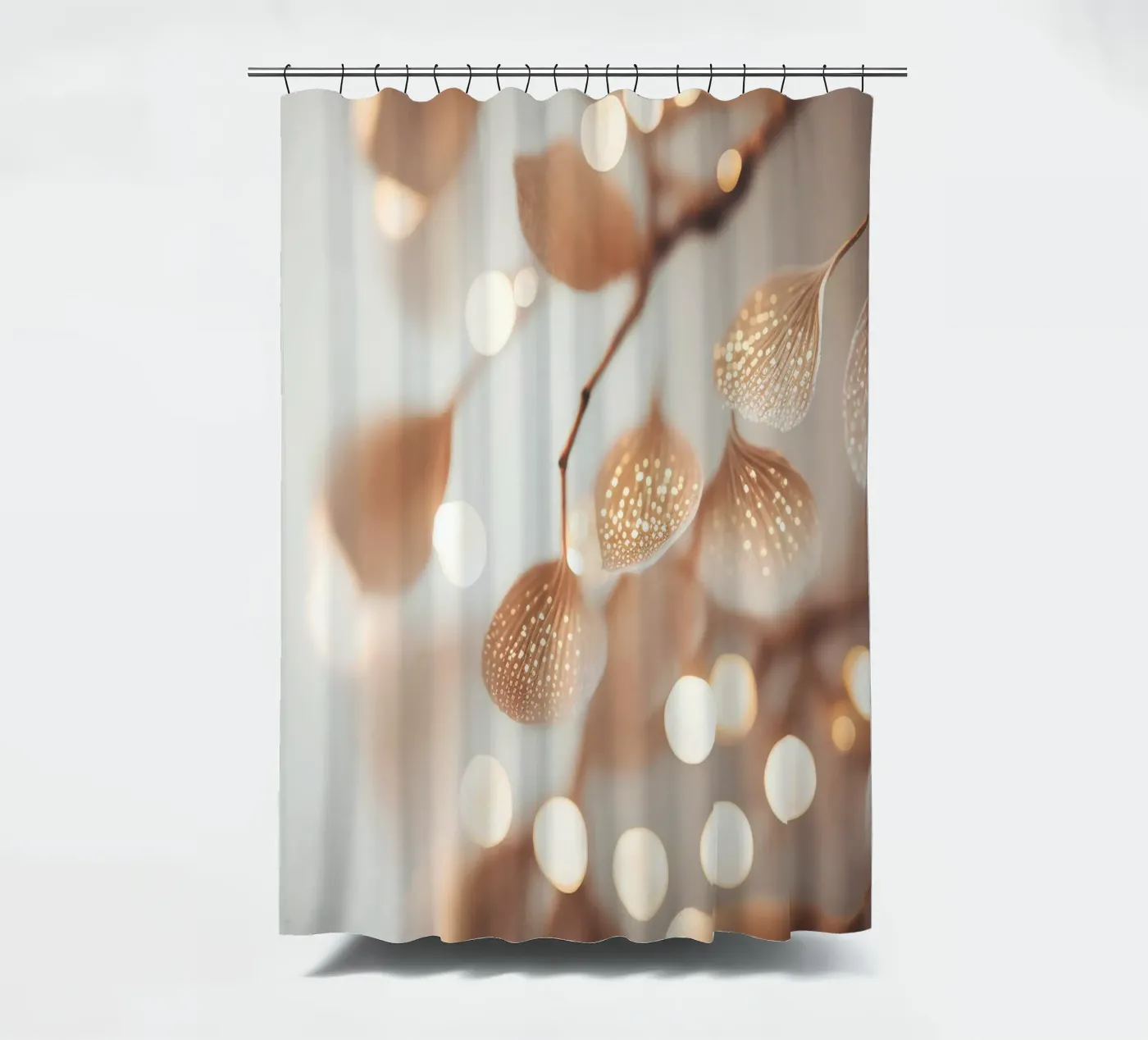 Tiny Leafs Duschvorhang von treechild