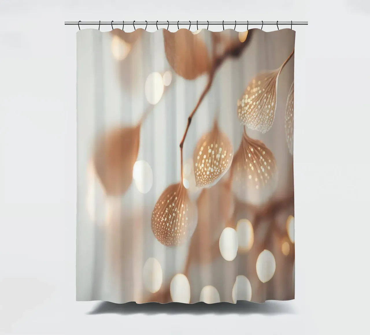 Tiny Leafs Duschvorhang von treechild