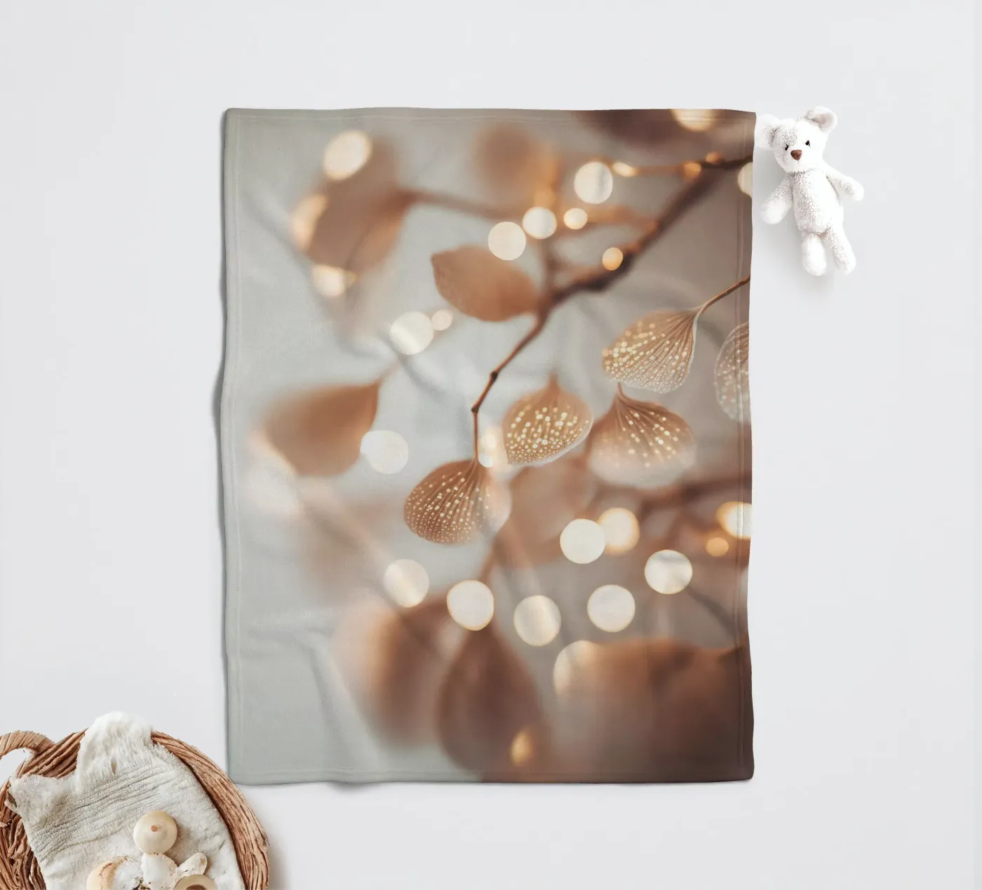 Tiny Leafs fleecedeken van treechild