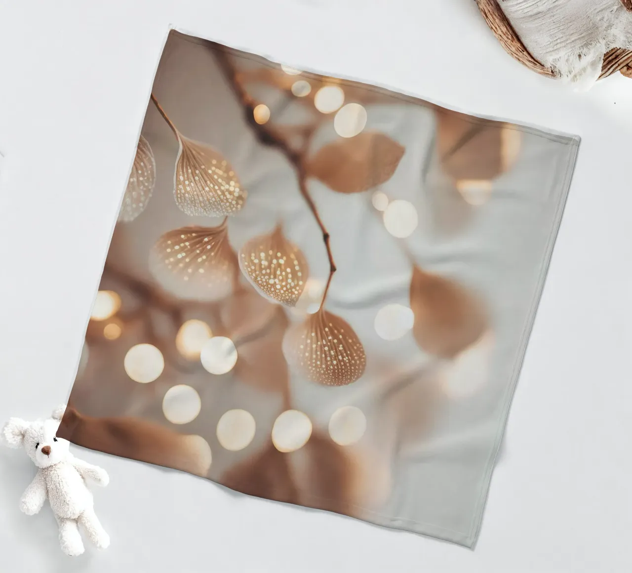 Tiny Leafs coperta in pile da treechild