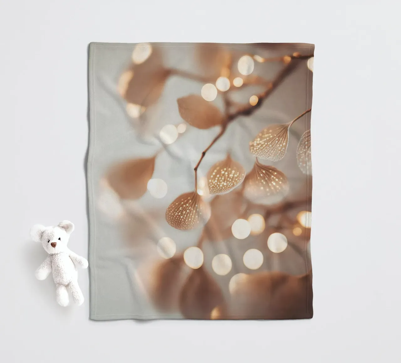 Tiny Leafs coperta in pile da treechild