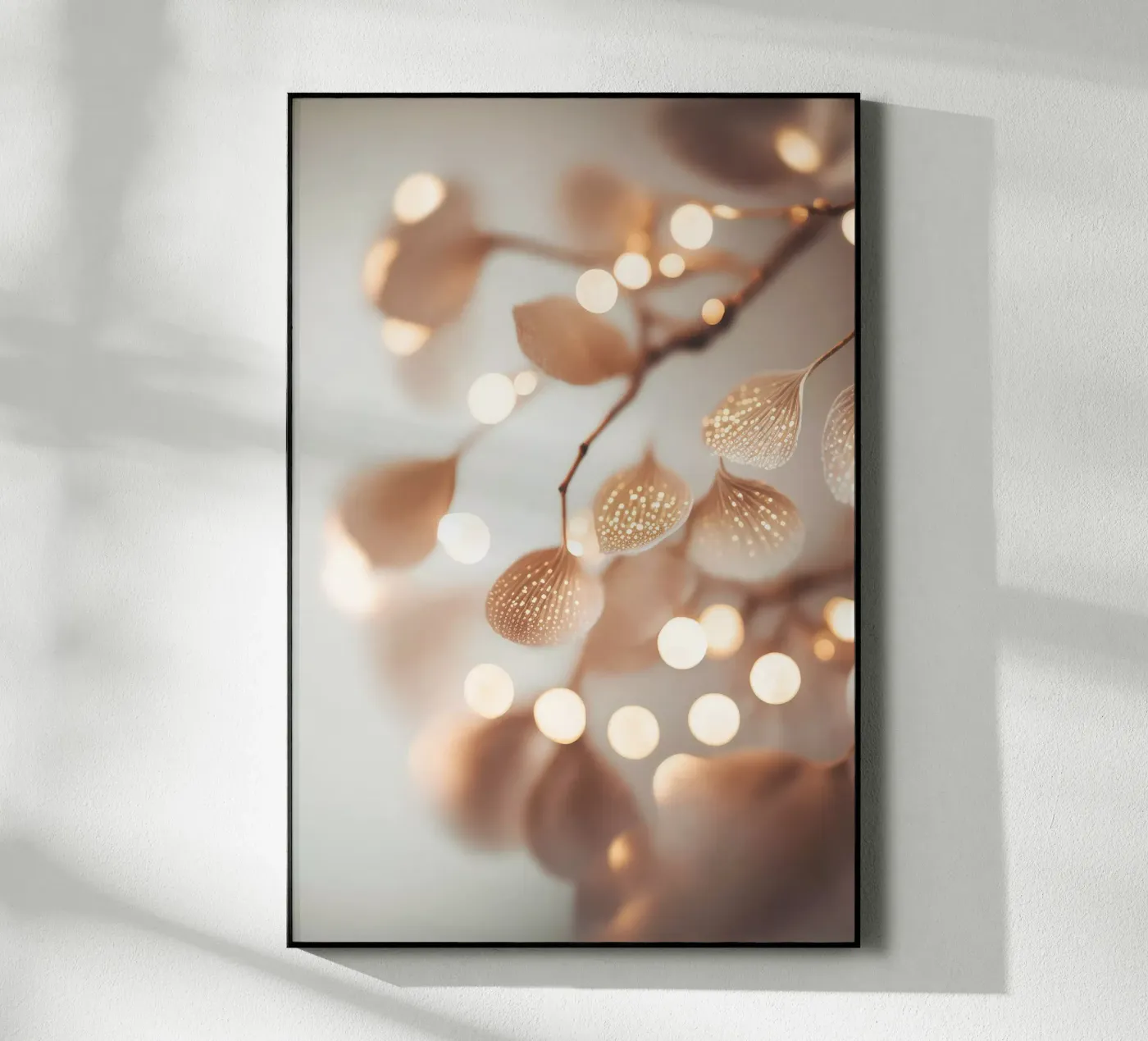 Tiny Leafs acrylic glass by treechild